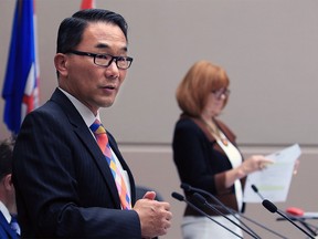 Ward 4 councillor Sean Chu was photographed during a City of Calgary council session on Monday September 9, 2019.  Gavin Young/Postmedia