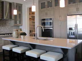 Josh Skapin, Calgary Herald 
The kitchen in the Pearl D' by Mattamy Homes in Cityscape.