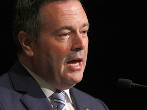 Alberta Premier Jason Kenney makes opening remarks during the 2019 Global Business Forum in Banff, AB at the Banff Springs Hotel on Thursday, September 26, 2019. Jim Wells/Postmedia