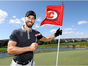 Calgary Flames, Cam Talbot as the Flames hosted the Calgary Flames Celebrity Charity Golf Classic, their annual fundraiser for the Calgary Flames Foundation which took place at two different golf courses: The Country Hills Golf Club and The Links of Glen Eagles in Calgary on Wednesday, September 4, 2019. Darren Makowichuk/Postmedia