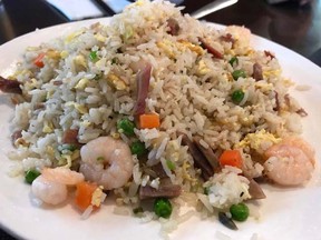 Special fried rice at Vic's Hong Kong Style BBQ & Café.