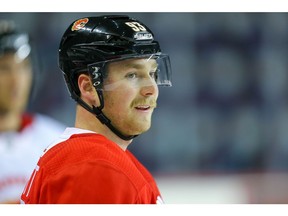 Sam Bennett during the Calgary Flames 2019 training camp in Calgary on Friday September 13, 2019. Al Charest / Postmedia