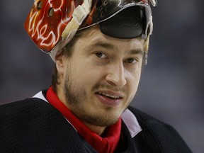 Calgary Flames goaltender David Rittich.