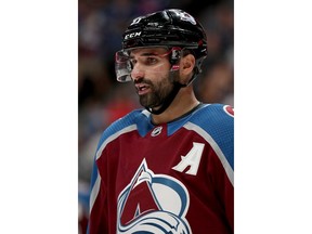 DENVER, COLORADO - SEPTEMBER 19: Nazem Kadri #91 of the Colorado Avalanche plays the Dallas Stars in the third period at the Pepsi Center on September 19, 2019 in Denver, Colorado.