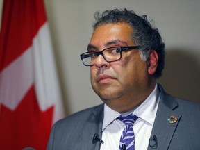 Calgary mayor Naheed Nenshi at City Hall in Calgary on Thursday, October 24, 2019.