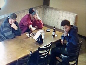 Cochrane RCMP want to speak with these three men in relation to a string of break-ins and ATM thefts around Turner Valley and Bragg Creek.