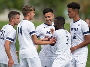 Mount Royal Cougars men's soccer team.