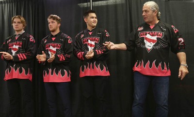 The Calgary Hitmen unveiled their Bret Hitman Hart themed