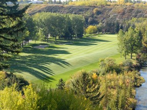 The final hole of Wes Gilbertson’s Awesome 18 — the elevated exclamation point on a round at Calgary Golf & Country Club, including a view of the Elbow River.