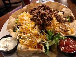 Taco salad from Windsor Rose Pub.