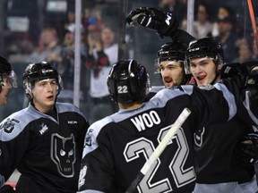 The Calgary Hitmen defeated the Portland Winterhawks 5-2 in WHL action at the Scotiabank Saddledome on Sunday, Oct. 6, 2019.