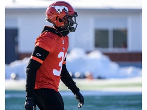 Calgary Stampeders' Tre Roberson during practice at McMahon Stadium on Wednesday, November 6, 2019. Azin Ghaffari/Postmedia Calgary