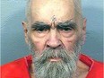 This file handout photo shows inmate Charles Manson on Aug. 14, 2017.