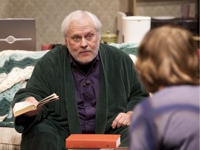 John Murrell, as Prof, and Denise Clarke, as Murph, perform in One Yellow Rabbit's world premiere presentation of John Murrells' play Taking Shakespeare as part of High Performance Rodeo on January 5, 2012 in Calgary.