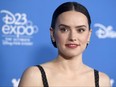 Daisy Ridley attends D23 Expo at Anaheim Convention Center on August 24, 2019 in Anaheim, Calif. (Frazer Harrison/Getty Images)