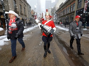 The Grey Cup was paraded down Stephen Avenue mall to the Olympic Plaza to kick off the 107th Grey Cup festivities in Calgary on Tuesday, November 19, 2019.