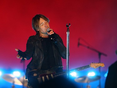 Keith Urban headlines the halftime show at the 107th Grey Cup in Calgary Sunday, November 24, 2019. Jim Wells/Postmedia