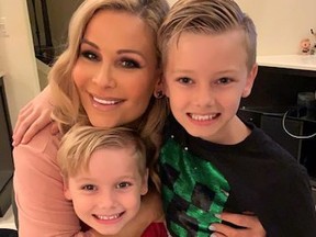 With my nephews Lachlan and Maddox. Being “Aunt Nattie” isn’t easy, but someone’s gotta do it. Supplied Photo