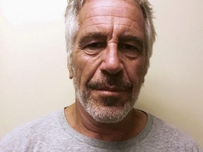 U.S. financier Jeffrey Epstein appears in a photograph taken for the New York State Division of Criminal Justice Services' sex offender registry March 28, 2017.