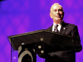 Michael Bloomberg speaks at the Christian Cultural Center on November 17, 2019 in New York. (Yana Paskova/Getty Images)