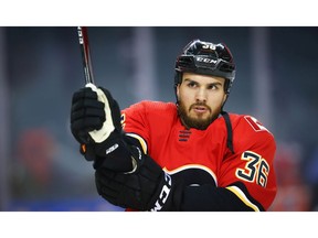 The Flames are hoping forward Zac Rinaldo can add some energy to the lineup. File photo by Al Charest/ Postmedia.