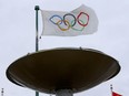 The Olympic displays outside Winsport as Wednesday marks one year since Calgary held it's Olympic plebiscite in Calgary on Tuesday, November 12, 2019. Darren Makowichuk/Postmedia