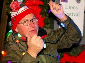 Otto Silzer, Lions Festival of Lights organizer, is happy to report the annual event will light up the night at Confederation Park once again this year. Photo by Brendan Miller/Postmedia.