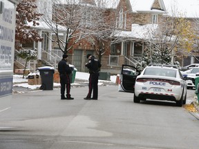Police investigate after two boys were found dead in a home on Hiberton Crescent, Brampton on Thursday November 7, 2019.