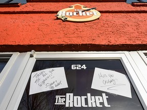 Photographed on Tuesday, December 10, 2019 is The Rocket custom T-Shirt store on 17 Avenue S.W. which has been closed. Azin Ghaffari/Postmedia