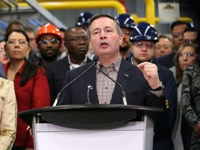 Alberta Premier Jason Kenney speaks at the official launch of the Canadian Energy Centre at the Southern Alberta Institute of Technology in Calgary, Wednesday December 11, 2019.