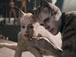 Francesca Hayward and Robbie Fairchild star in "Cats." (Universal Pictures)