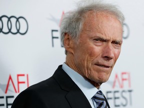 Director Clint Eastwood poses at the premiere for the movie "Richard Jewell" in Los Angeles, Calif., Nov. 20, 2019. (REUTERS/Mario Anzuoni)