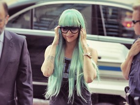 Amanda Bynes attends an appearance at Manhattan Criminal Court on July 9, 2013 in New York City.