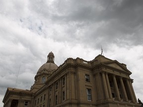 The Alberta legislature in Edmonton on June 18, 2014.