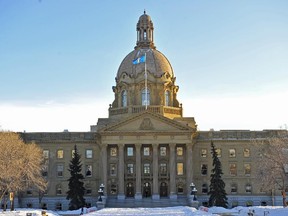 Stock photo of the Alberta Legislature. Scrum with party leaders at the Alberta Legislature after the throne speech to begin the spring sitting of the Legislature.(SHAUGHN BUTTS/EDMONTON JOURNAL) legislative building