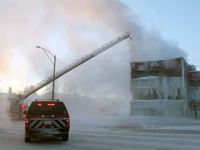 Wetaskiwin RCMP and Wetaskiwin Fire Services are on scene of a fire at the apartment/motel, known as “Manny’s Motel” just off 40 Ave. in Wetaskiwin after police officers patrolling the area saw flames coming from the roof just before midnight. 40 Ave. remains closed while crews extinguish the fire. Christina Max