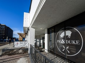 Pictured is Pig & Duke Neighbourhood Pub on 12 Avenue S.W. on Wednesday, January 22, 2020. The pub's both locations are closed due to flooding. Azin Ghaffari/Postmedia