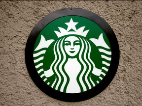 The company's logo is seen at a Starbucks coffee shop in Zurich, Switzerland Oct. 27, 2016. (REUTERS/Arnd Wiegmann/File Photo)