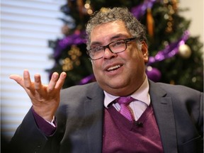 Calgary Mayor Naheed Nenshi was photographed during a year-end interview in his City Hall office, Wednesday December 18, 2019. Gavin Young/Postmedia