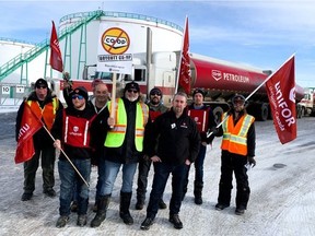 Unifor western regional director Gavin McGarrigle led a team of union activists during a protest in Carseland aimed at disrupting Federated Co-op Ltd.'s operations.