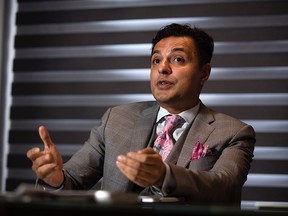 Businessman Riaz Mamdani was photographed in his downtown Calgary offices on Thursday June 8, 2017.