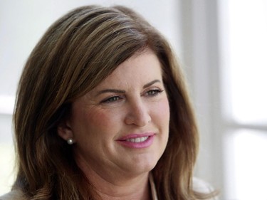 Conservative interim leader Rona Ambrose is shown during an interview with