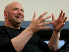 Dana White, president of the UFC, in Toronto on Thursday December 6, 2018. (Dave Abel/Toronto Sun)