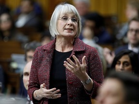 Federal Health Minister Patty Hajdu speaks during Question Period in the House of Commons on Parliament Hill in Ottawa on Dec. 10, 2019.