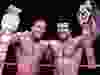 Tony Atlas and Rocky Johnson as WWE Tag Team Champions. (Supplied Photo)