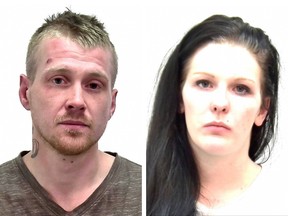 Police are looking for Garion Delday and Shannon Wright in connection with a string of liquor store thefts in Calgary.
