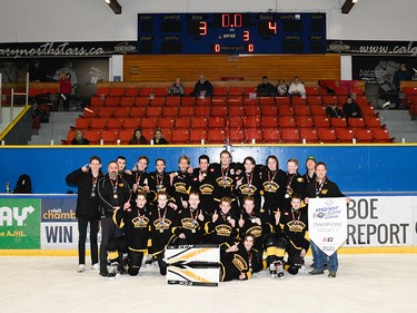 Calgary Herald, Jan. 19, 2020 The Bow River 4 Bruins were the best of the bunch in the Midget 4 Division during Esso Minor Hockey Week in Calgary, which concluded on Jan. 18, 2020. coryhardingphotography.com