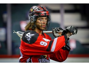 Calgary Roughnecks Tyson Bell during NLL lacrosse in Calgary on Saturday January 25, 2020. Al Charest / Postmedia