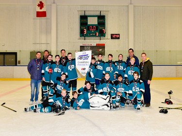 Calgary Herald, Jan. 19, 2020 The RHC Sharks prevailed in the Pee Wee Rec Division with a win on   Jan. 18, 2020, during Esso Minor Hockey Week action in Calgary. coryhardingphotography.com