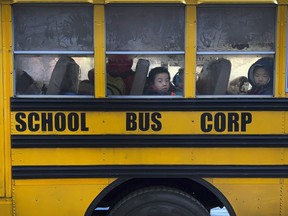 Ihe Edmonton public school system could remove one day of classes from the yearly schedule and save some $150,000 in busing costs, says a report from the superintendent.